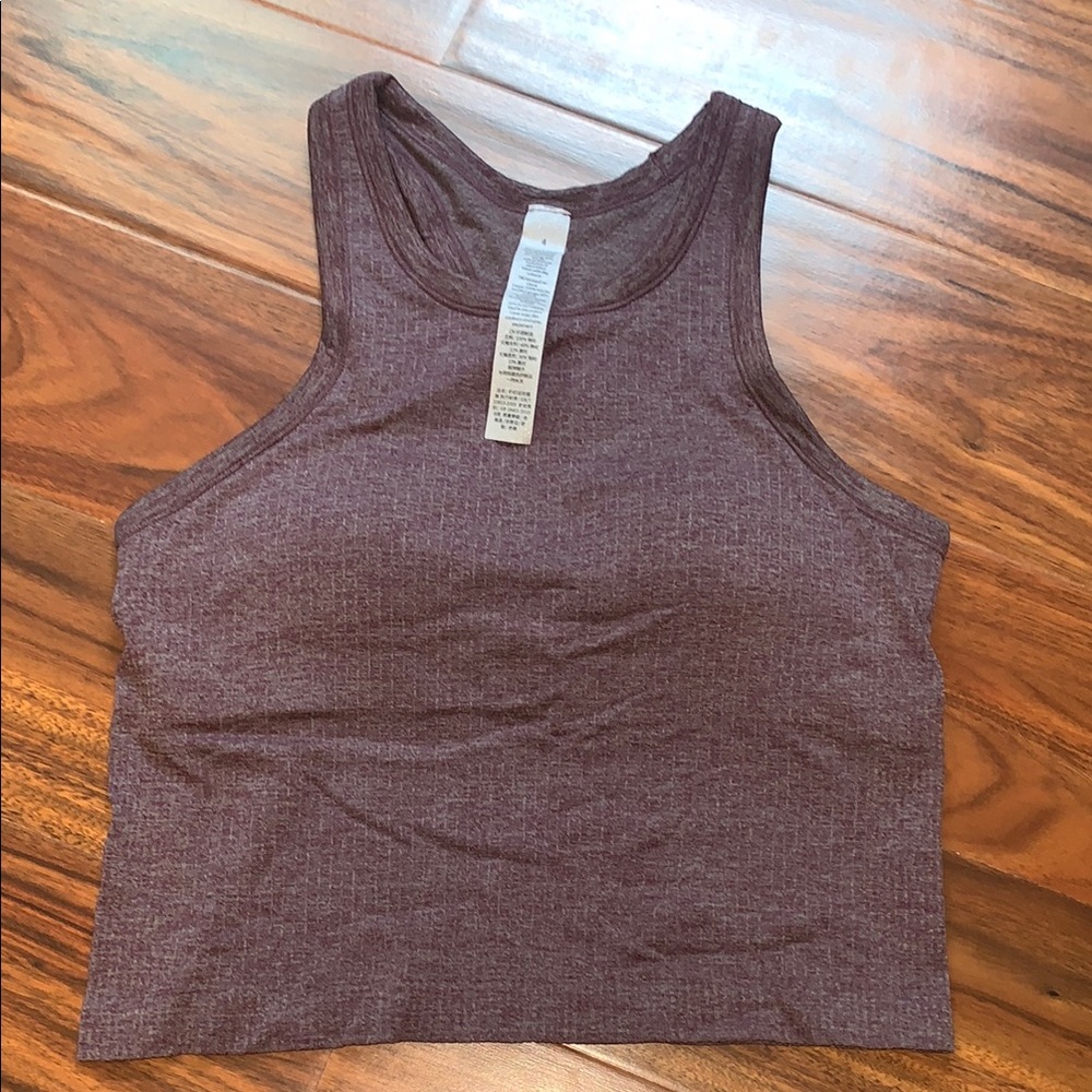 Purple mauve workout tank